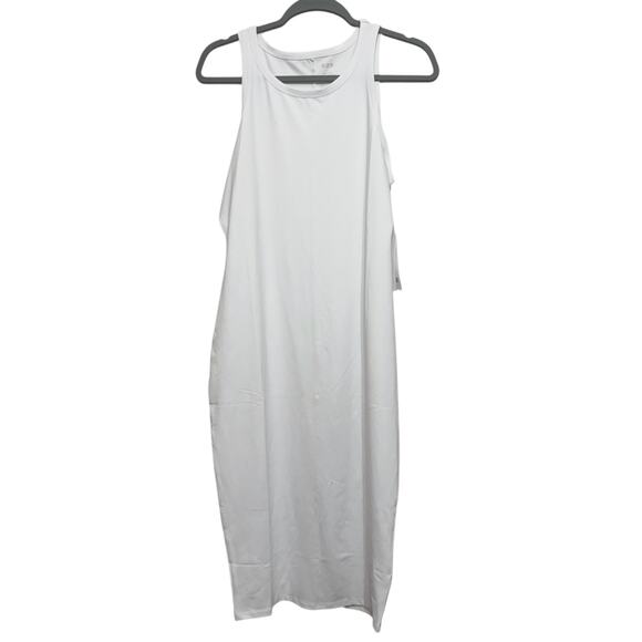 525 women’s NWT’s bodycon white midi dress. Size large - Picture 1 of 6